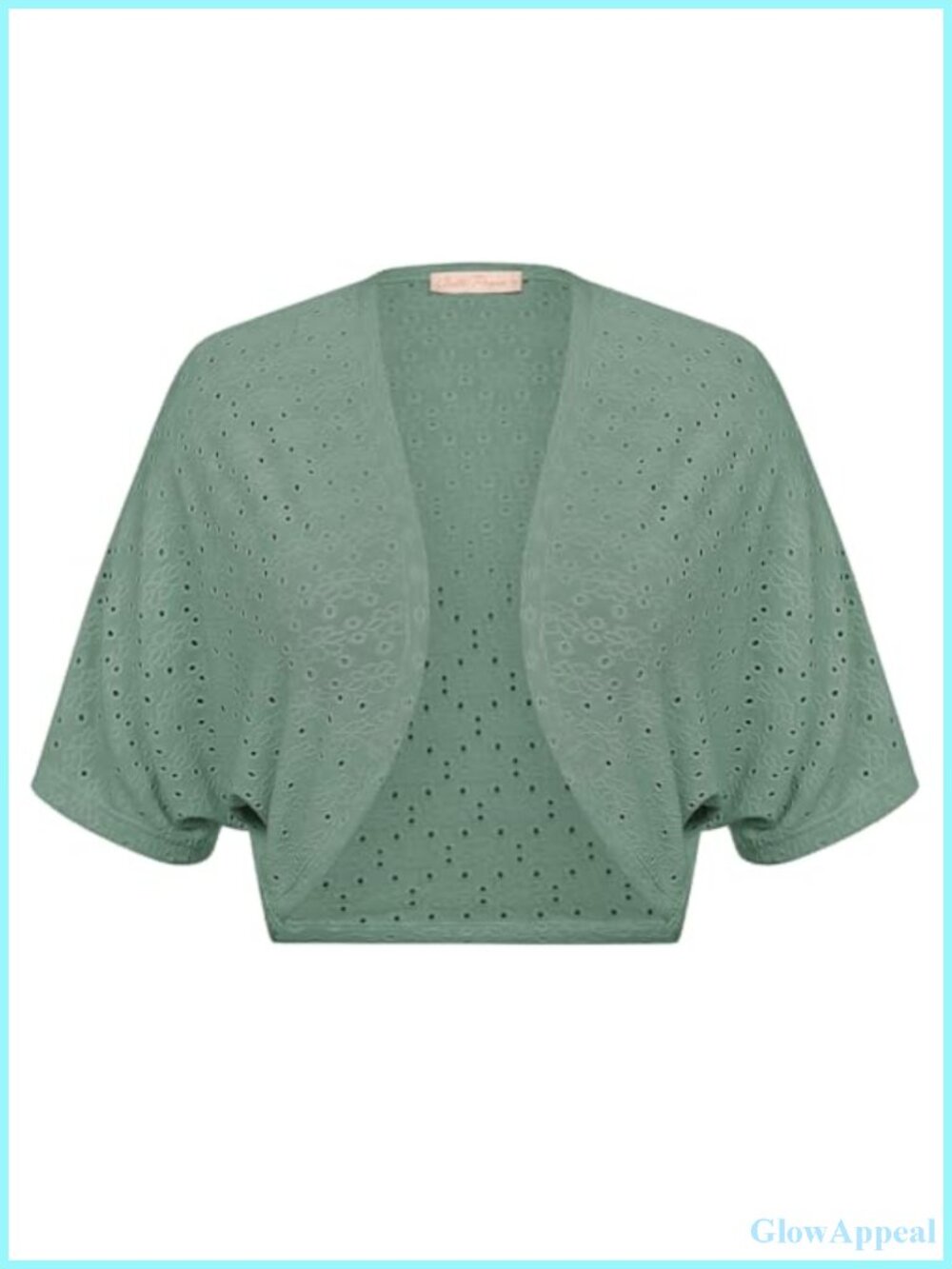 Womens Cropped Bolero Shrug Batwing Short Sleeve Open Front Cardigan